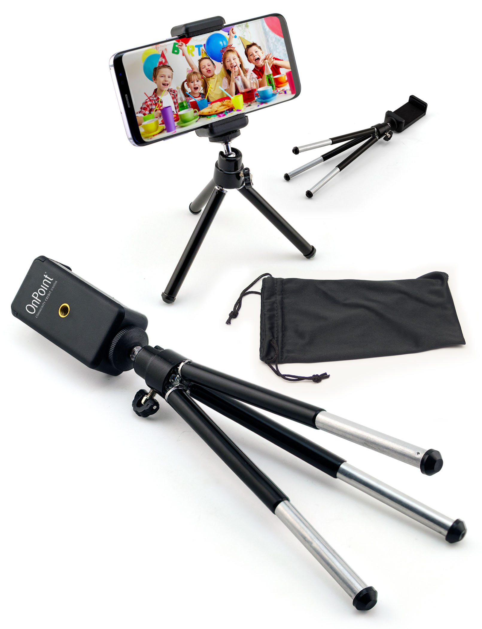 Phone Tripod with Pouch